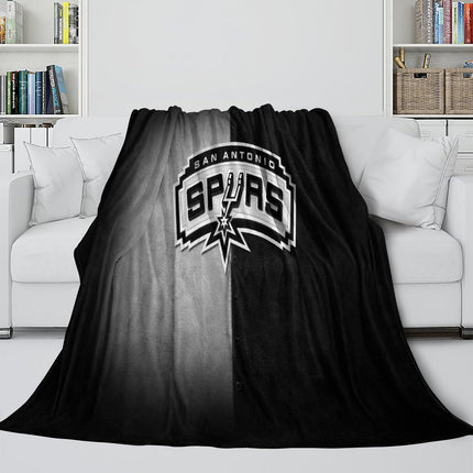 San Antonio Spurs Blanket Flannel Fleece Throw Room Decoration