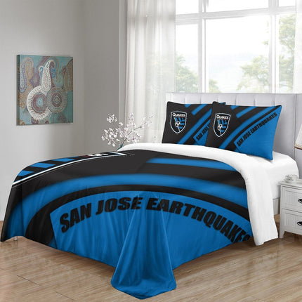 San Jose Earthquakes Bedding Set Duvet Cover Without Filler