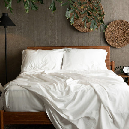 Sateen Organic Cotton Sheet Set + Pillowcases Nest Bedding® 