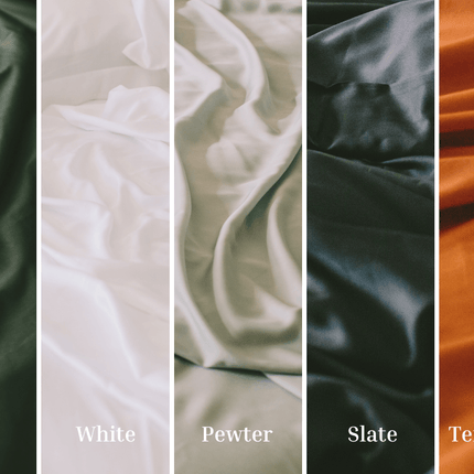 Sateen Organic Cotton Sheet Set + Pillowcases Nest Bedding® 