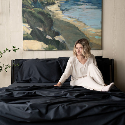 Sateen Organic Cotton Sheet Set + Pillowcases Nest Bedding® 