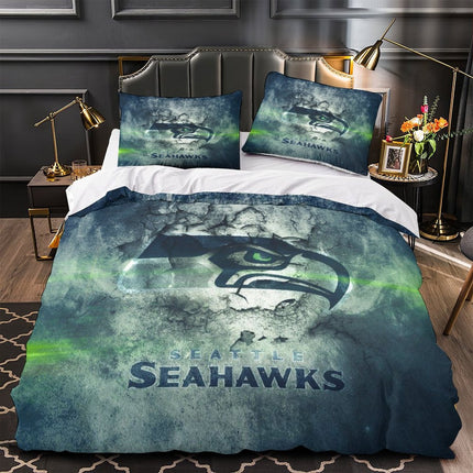 Seattle Seahawks Bedding Set Duvet Cover Without Filler