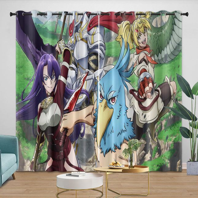 Shangri-La Frontier Curtains Blackout Window Drapes Room Decoration