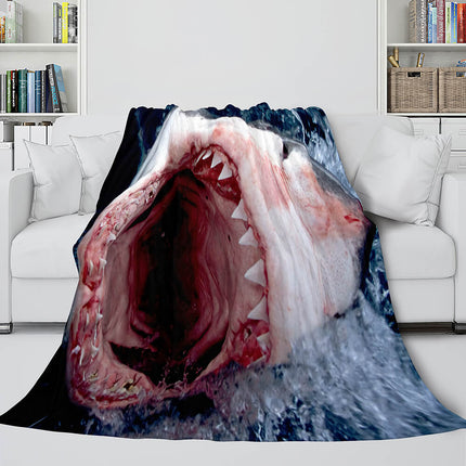 Shark Flannel Blanket Fleece Throw Blanket Wrap Nap Bedding Sets