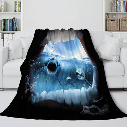 Shark Flannel Blanket Fleece Throw Blanket Wrap Nap Bedding Sets