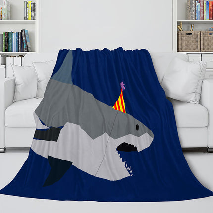 Shark Flannel Blanket Fleece Throw Blanket Wrap Nap Bedding Sets