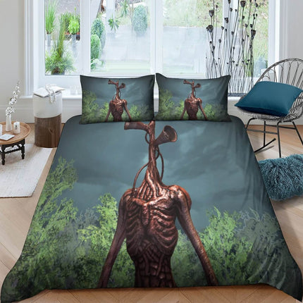 Siren Head Bedding Set Quilt Duvet Cover Without Filler