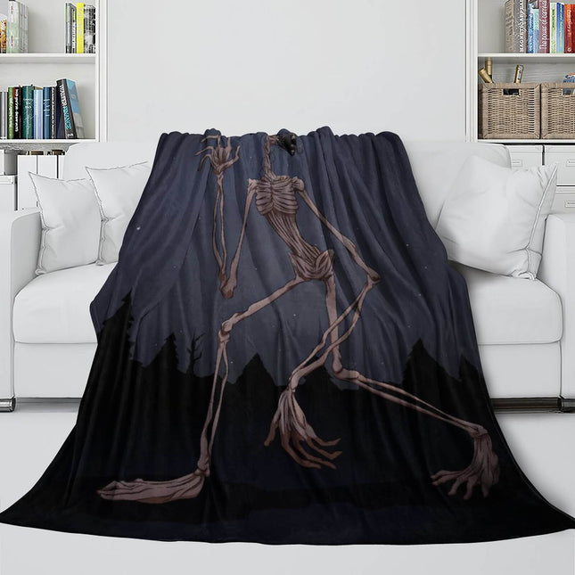 Siren Head Blanket Flannel Fleece Throw Room Decoration
