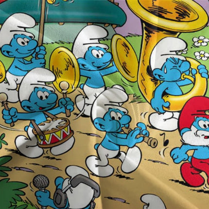 Smurfs Bedding Set Quilt Duvet Cover Without Filler