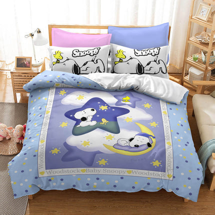 Snoopy Cosplay Bedding Set Duvet Cover Without Filler