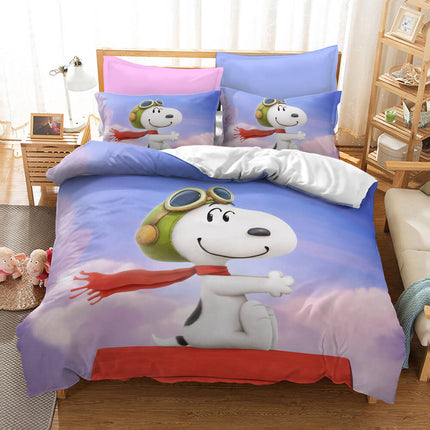 Snoopy Cosplay Bedding Set Duvet Cover Without Filler