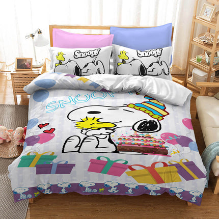 Snoopy Bedding Set Quilt Duvet Covers Without Filler
