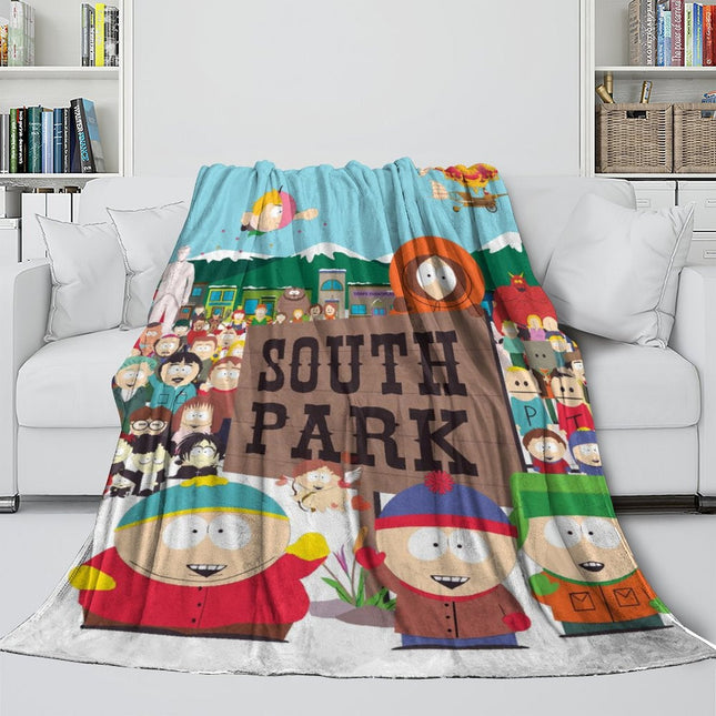 South Park the Stick Of Truth Blanket Flannel Fleece Throw Room Decoration