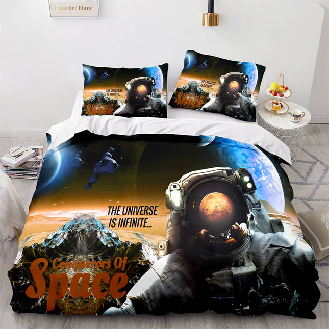 Space Astronaut Bedding Sets Quilt Covers Without Filler