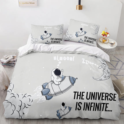 Space Astronaut Bedding Sets Quilt Covers Without Filler