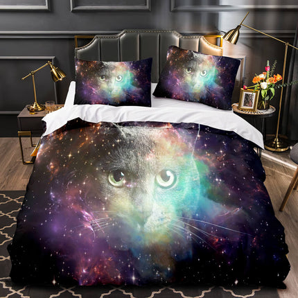 Space Cat Astronaut Cat In Space Bedding Set Duvet Covers Bedding Sets