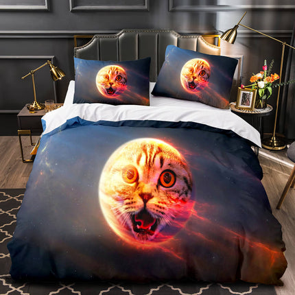 Space Cat Astronaut Cats In Space Bedding Set Duvet Cover Bedding Sets