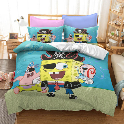 SpongeBob SquarePants Bedding Set Quilt Cover Without Filler