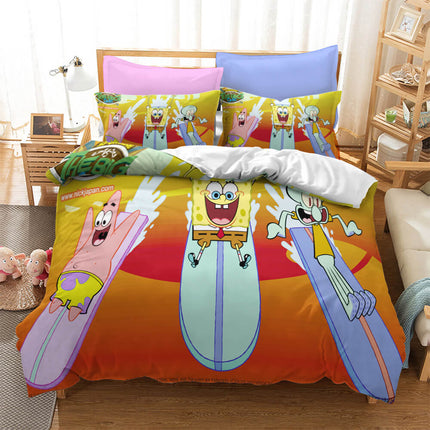 SpongeBob SquarePants Bedding Set Quilt Cover Without Filler