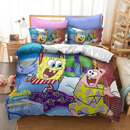 SpongeBob SquarePants Bedding Set Quilt Cover Without Filler