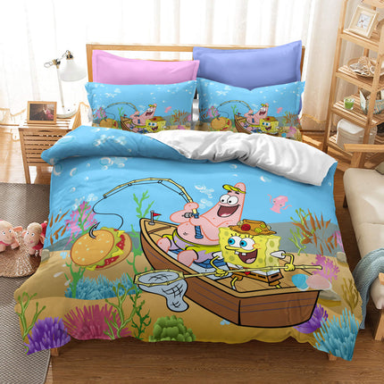 SpongeBob SquarePants Bedding Set Quilt Cover Without Filler