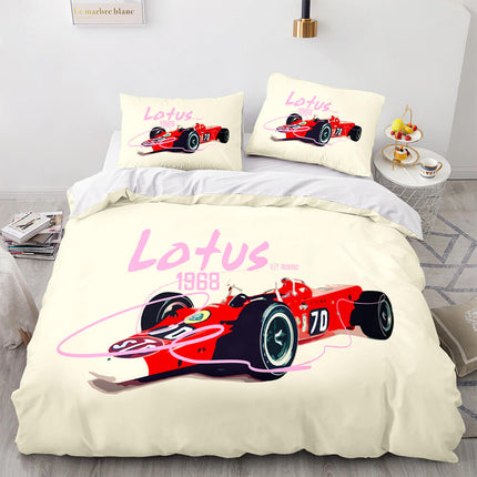 Sports Car Bedding Sets Race Car Quilt Covers Without Filler
