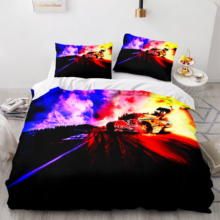 Sports Car Bedding Sets Race Car Quilt Covers Without Filler