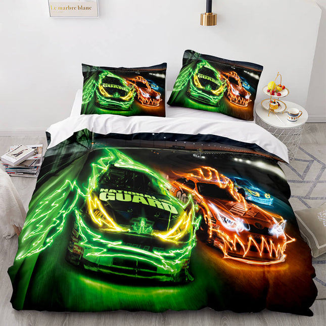 Sports Car Bedding Sets Race Car Quilt Covers Without Filler