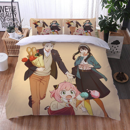 Spy x Family Bedding Set Quilt Covers Without Filler
