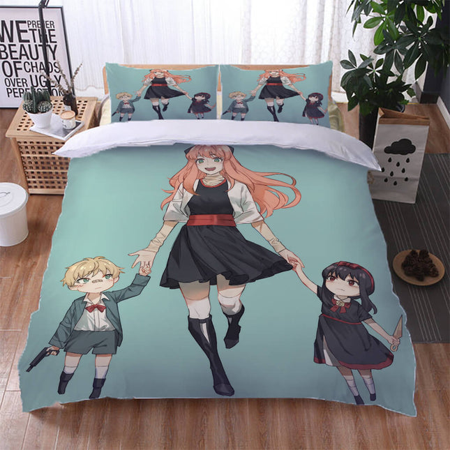 Spy x Family Bedding Set Quilt Covers Without Filler
