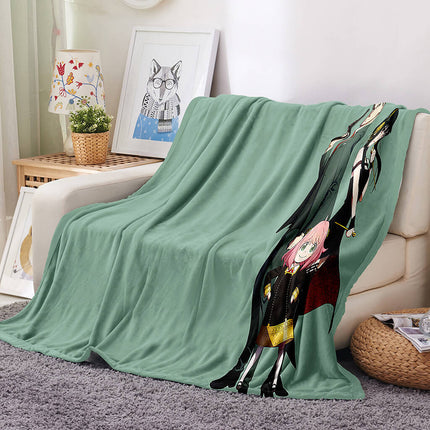 Spy x Family Flannel Fleece Blanket Throw Cosplay Blanket Decoration