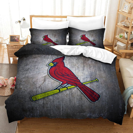 St. Louis Cardinals Bedding Set Quilt Cover Without Filler
