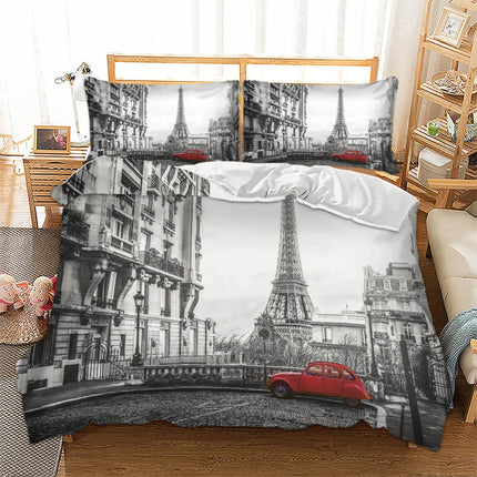 Statue of Liberty City Building Bedding Set Quilt Covers