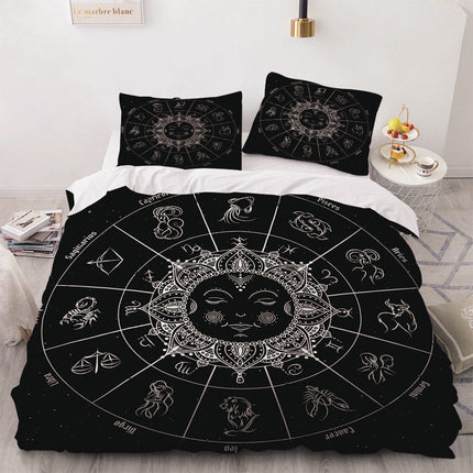 Sun Face Bedding Sets Quilt Cover Without Filler