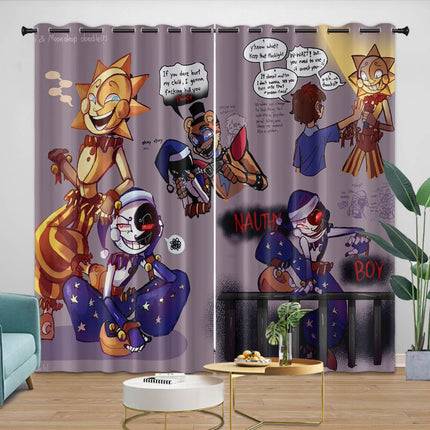 Sundrop And Moondrop Curtains Blackout Window Drapes