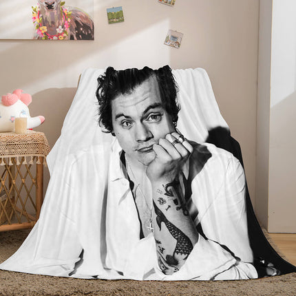 Super Star Flannel Fleece Throw Cosplay Blanket