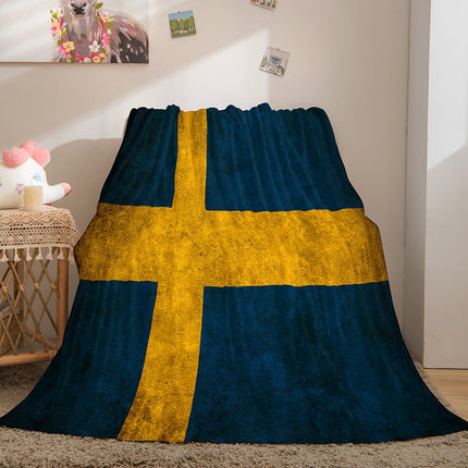 Famous Country National Flag Flannel Fleece Throw Blanket Bedding Sets