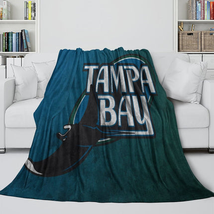 Tampa Bay Rays Blanket Flannel Throw Room Decoration