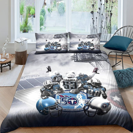 Tennessee Titans Bedding Set Duvet Cover Without Filler