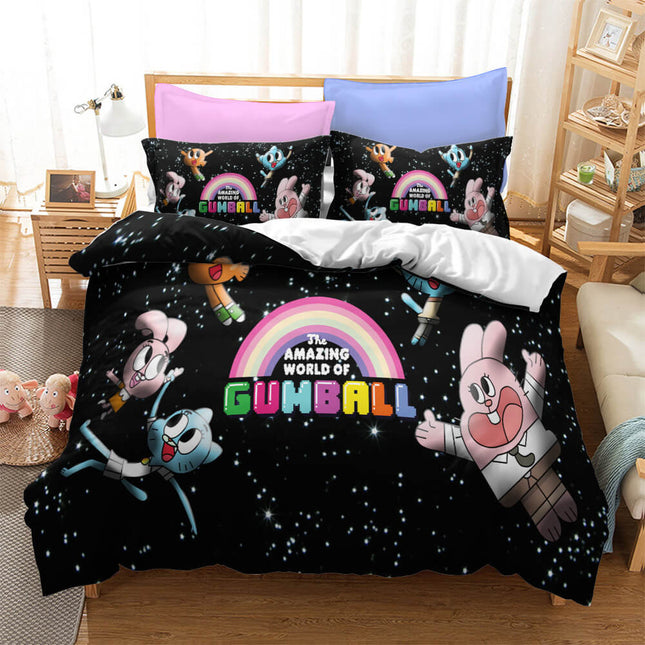 The Amazing World of Gumball Cosplay Bedding Set Duvet Cover Bed Sets