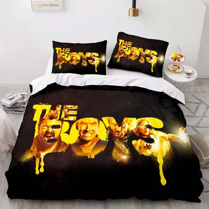 The Boys Bedding Set Pattern Quilt Cover Without Filler