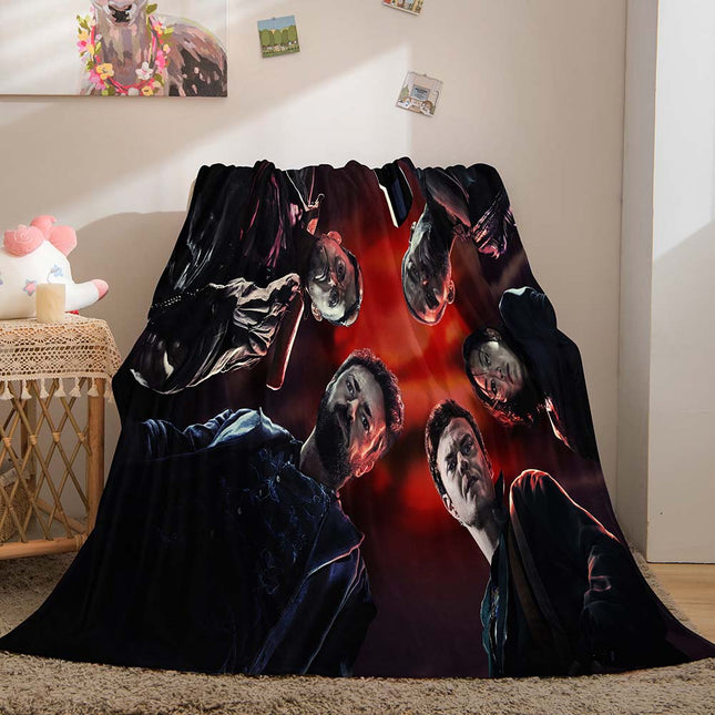 The Boys Blanket Pattern Flannel Throw Room Decoration