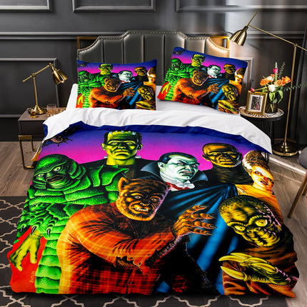Cartoon The Monster Squad Bedding Set Quilt Duvet Cover Bedding Sets