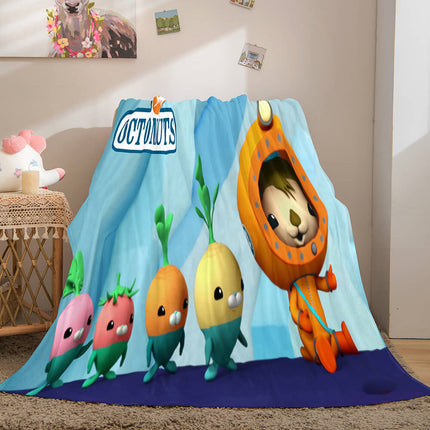 The Octonauts Flannel Caroset Throw Cosplay Blanket