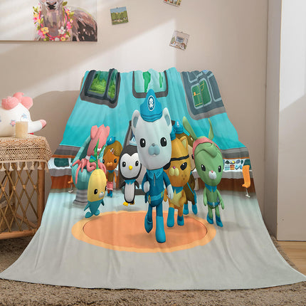 The Octonauts Flannel Caroset Throw Cosplay Blanket