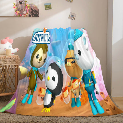 The Octonauts Flannel Caroset Throw Cosplay Blanket