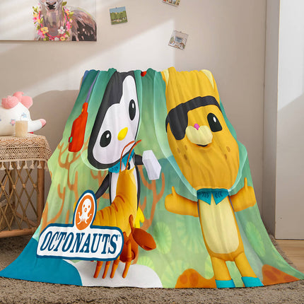 The Octonauts Flannel Caroset Throw Cosplay Blanket