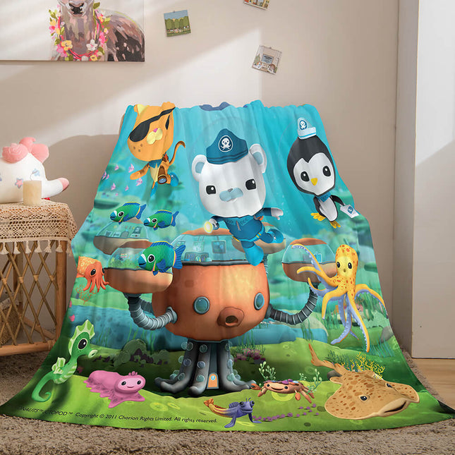 The Octonauts Flannel Caroset Throw Cosplay Blanket