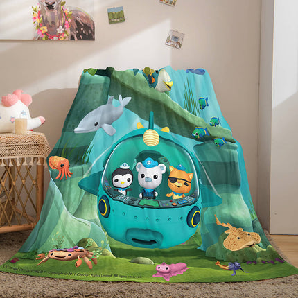 The Octonauts Flannel Caroset Throw Cosplay Blanket