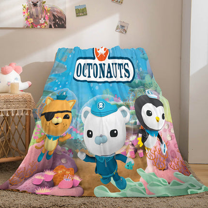 The Octonauts Flannel Caroset Throw Cosplay Blanket